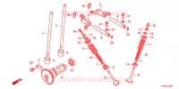 NOKKENAS/KLEP voor Honda FOURTRAX 420 RANCHER 4X4 Electric Shift CAMO 2011
