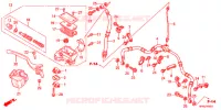 VOORREM HOOFDCILINDER voor Honda FOURTRAX 420 RANCHER 4X4 Electric Shift CAMO 2011