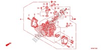 GAS HUIS voor Honda FOURTRAX 420 RANCHER 4X4 Electric Shift 2011
