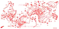 ACHTER STROOMLIJNKAP voor Honda FOURTRAX 420 RANCHER 4X4 Electric Shift 2011