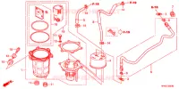 BRANDSTOF TANK/BRANDSTOF POMP voor Honda FOURTRAX 420 RANCHER 4X4 Electric Shift 2011