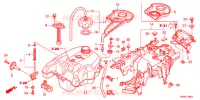 BRANDSTOF TANK voor Honda FOURTRAX 420 RANCHER 4X4 Electric Shift 2011