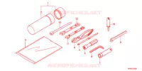 GEREEDSCHAP/ACCUVAK voor Honda FOURTRAX 420 RANCHER 4X4 Electric Shift 2011