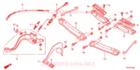 PEDAAL/OPSTAP voor Honda FOURTRAX 420 RANCHER 4X4 Electric Shift 2011