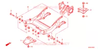 ZWAAI ARM/KETTINGKAST voor Honda FOURTRAX 420 RANCHER 4X4 Electric Shift 2011