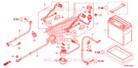 BEDRADINGSBUNDEL/ACCU voor Honda FOURTRAX 420 RANCHER 4X4 Manual Shift 2011