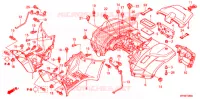 ACHTER STROOMLIJNKAP voor Honda FOURTRAX 420 RANCHER 4X4 PS 2011