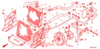 RADIATOR voor Honda FOURTRAX 420 RANCHER 4X4 PS 2011
