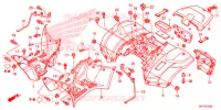 ACHTER STROOMLIJNKAP voor Honda FOURTRAX 420 RANCHER 4X4 AT 2013