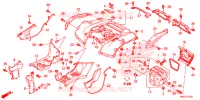 ACHTER STROOMLIJNKAP voor Honda FOURTRAX 500 FOREMAN RUBICON Hydrostatic 2014