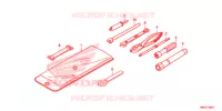 GEREEDSCHAP/ACCUVAK voor Honda FOURTRAX 500 FOREMAN RUBICON Hydrostatic 2014