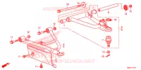 VOOR ARM voor Honda FOURTRAX 500 FOREMAN RUBICON Hydrostatic 2014