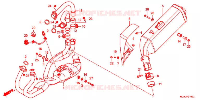UITLAATDEMPER(2) Honda MOTO 800 CROSSRUNNER 2014  VFR800XD