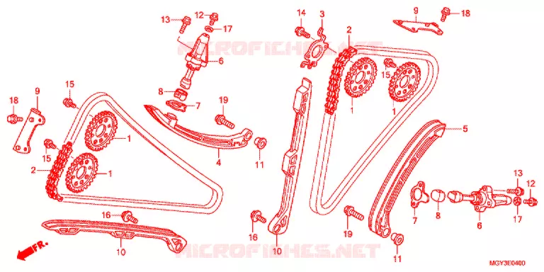 NOK KETTING/SPANNER Honda MOTO 800 CROSSRUNNER 2014  VFR800XD