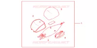 MAGNETISCHE TANKTAS (3 LITER) voor Honda VFR 1200 DCT 2013
