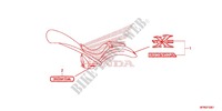 EMBLEEM/STREEP (VT1300CXA) voor Honda VT 1300 FURY ABS BLACK 2013