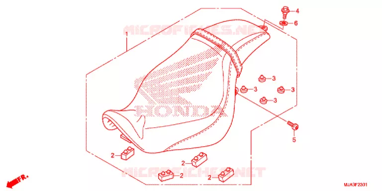 ZADEL (VT750C2S) Honda MOTO 750 SHADOW 2013  VT750C2SD