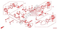 KNIPPERLICHT (VT750C/CA/CS) voor Honda SHADOW VT 750 AERO ABS GRAY 2013