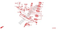 STURING STANG/BOVENSTE BRUG (VT750C/CA/CS) voor Honda SHADOW VT 750 AERO ABS GRAY 2013