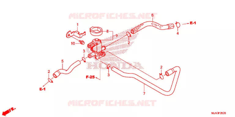 REGELKLEP LUCHTINJECTIE (VT750C/C2S/CA/CS) Honda MOTO 750 SHADOW 2013  VT750CAD