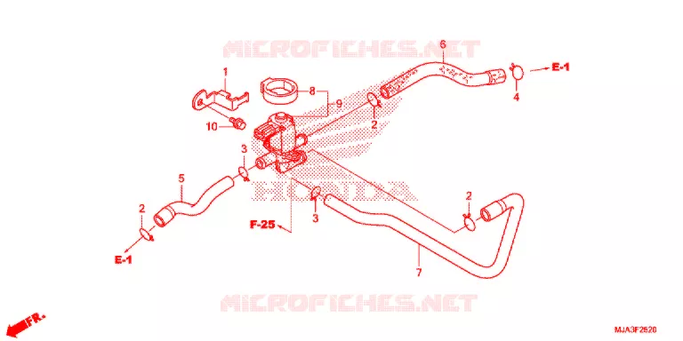 REGELKLEP LUCHTINJECTIE (VT750C/C2S/CA/CS) Honda MOTO 750 SHADOW 2014  VT750CD
