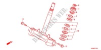 STURING STANG/BOVENSTE BRUG (WW125SB) voor Honda PCX 125 2011