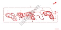 COMBINATIEMETER voor Honda CB 1000 R ABS RED 2014