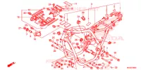 FRAME CHASSIS voor Honda CB 1100 BLACK 2014