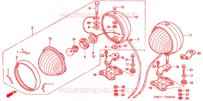 PATROUILLE LICHT Honda MOTO 250 CB 2004  CB250P4