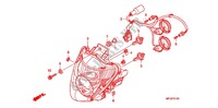 KOPLAMP (1) voor Honda CB 600 F HORNET ABS 2010
