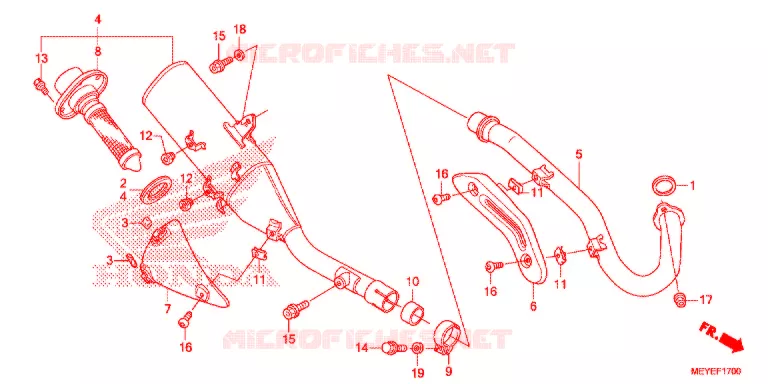 UITLAATDEMPER(2) Honda MOTO 450 CRF 2014  CRF450XE