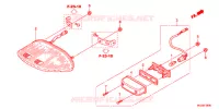 ACHTERLICHT(2) voor Honda CBF 1000 ABS 2014