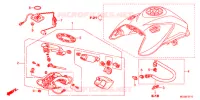 BRANDSTOF TANK/BRANDSTOF POMP voor Honda CBF 1000 ABS 2014