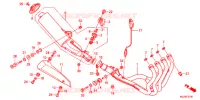 UITLAATDEMPER(2) voor Honda CBF 1000 ABS 2014