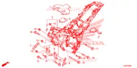 FRAME CHASSIS voor Honda CBR 250 R ABS 2015