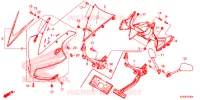 BOVEN KAP voor Honda CBR 250 R ABS RED 2015