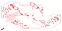 KNIPPERLICHT(2) voor Honda CBR 300 ABS 2015