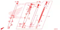 VOOR VORK voor Honda CBR 300 ABS 2015