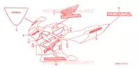 STICKERS ('04 '06) voor Honda CBR 600 F4 2005