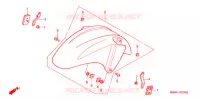 VOORSPATBORD voor Honda CBR 600 F4 2005