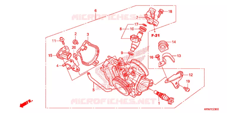 GAS HUIS Honda MOTO 250 CRF 2015  CRF250RF