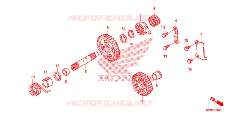 KICKSTARTER SPIL Honda MOTO 450 CRF 2015  CRF450RF