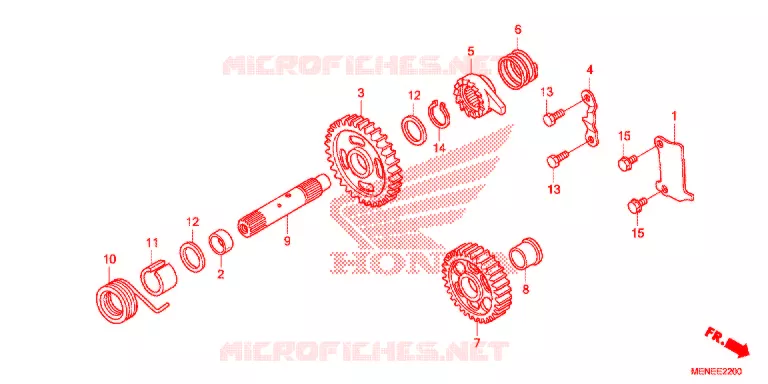 KICKSTARTER SPIL Honda MOTO 450 CRF 2015  CRF450RF