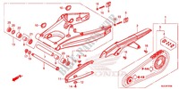 ZWAAI ARM/KETTINGKAST voor Honda CBR 650 F ABS 2014