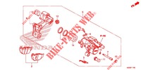 ACHTER REMKLAUW voor Honda MSX GROM 125 2014