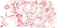 BRANDSTOF TANK/BRANDSTOF POMP voor Honda NC 750 INTEGRA 2TH 2014