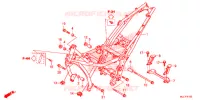 FRAME CHASSIS voor Honda NC 750 INTEGRA 2TH 2014