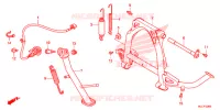 HOOFD STANDAARD/REMPEDAAL voor Honda NC 750 INTEGRA 2TH 2014