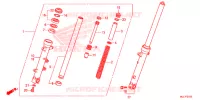 VOOR VORK voor Honda NC 750 INTEGRA 2TH 2014
