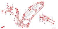 FRAME CHASSIS (NSC502WH/T2) voor Honda VISION 50 R SPORT 2014